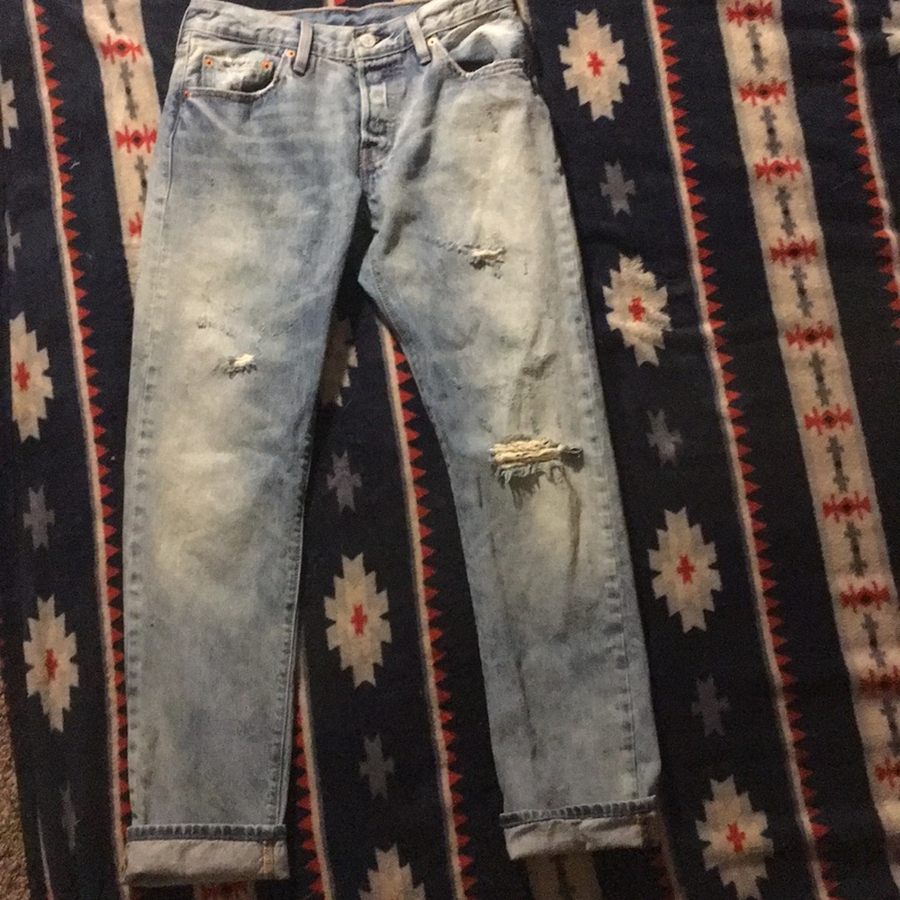 Levi Strauss & Co. Light Wash 501 Jeans